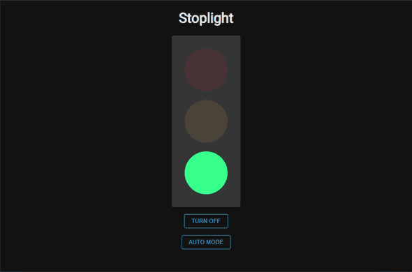 Stoplight Page Green