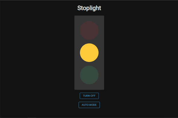 Stoplight Page Yellow